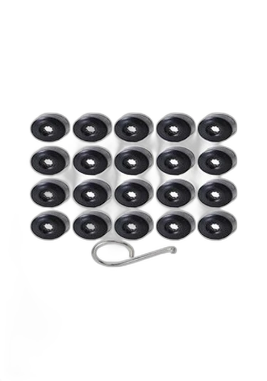 BIJON KAPAGI SIYAH (16ADET NORMAL 4ADET SIFRELI) A1 A3 A4 A5 A6 A7 A8 Q2 Q5 Q7 ARONA ATECA IBIZA LEON TOLEDO